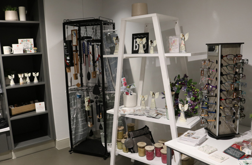 eye glasses, wind chimes and decor