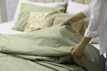 clean bed sheets